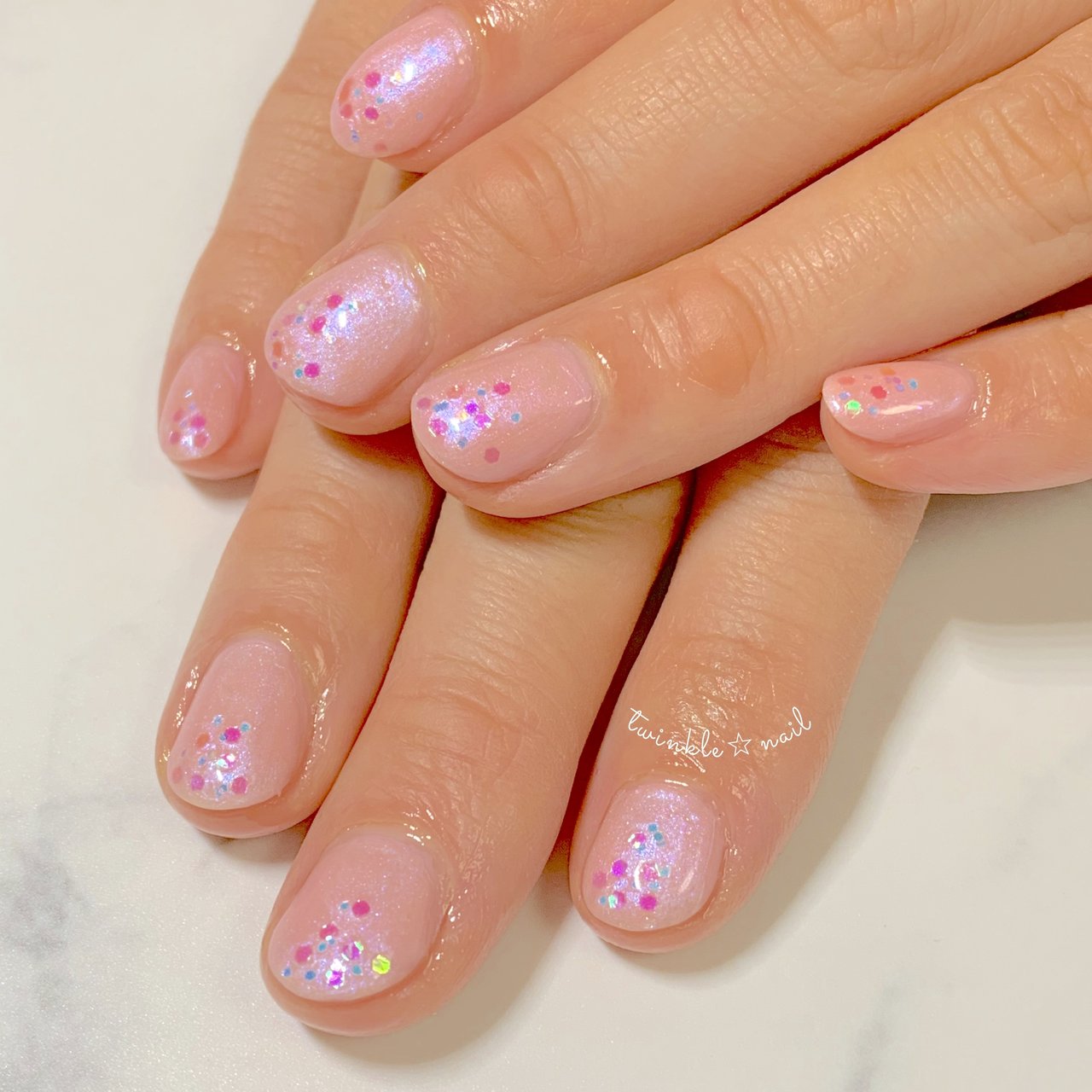 オールシーズン ブライダル パーティー 女子会 ハンド Twinkle Nailのネイルデザイン No ネイルブック