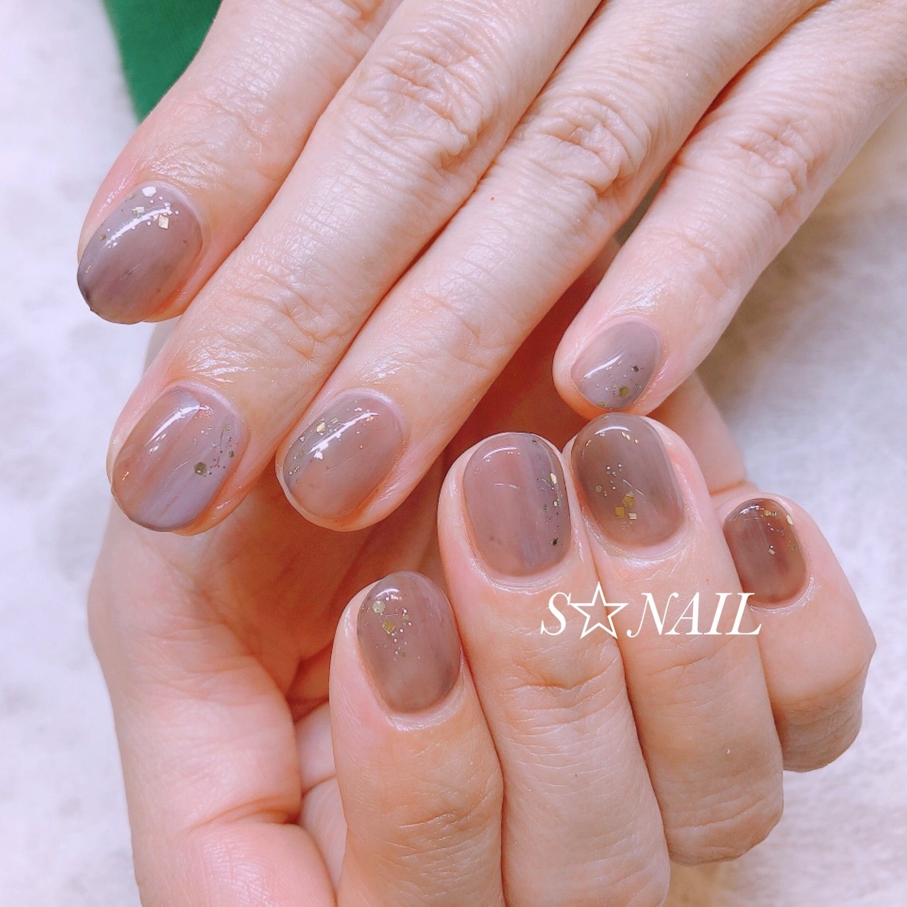 秋 冬 オールシーズン ハンド ニュアンス 大阪府和泉市 S Nailのネイルデザイン No ネイルブック