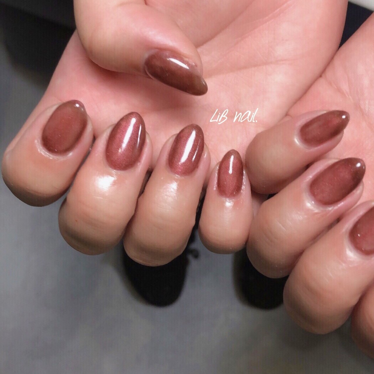 秋 オールシーズン ハンド ラメ ワンカラー Yukari Okonogiのネイルデザイン No ネイルブック