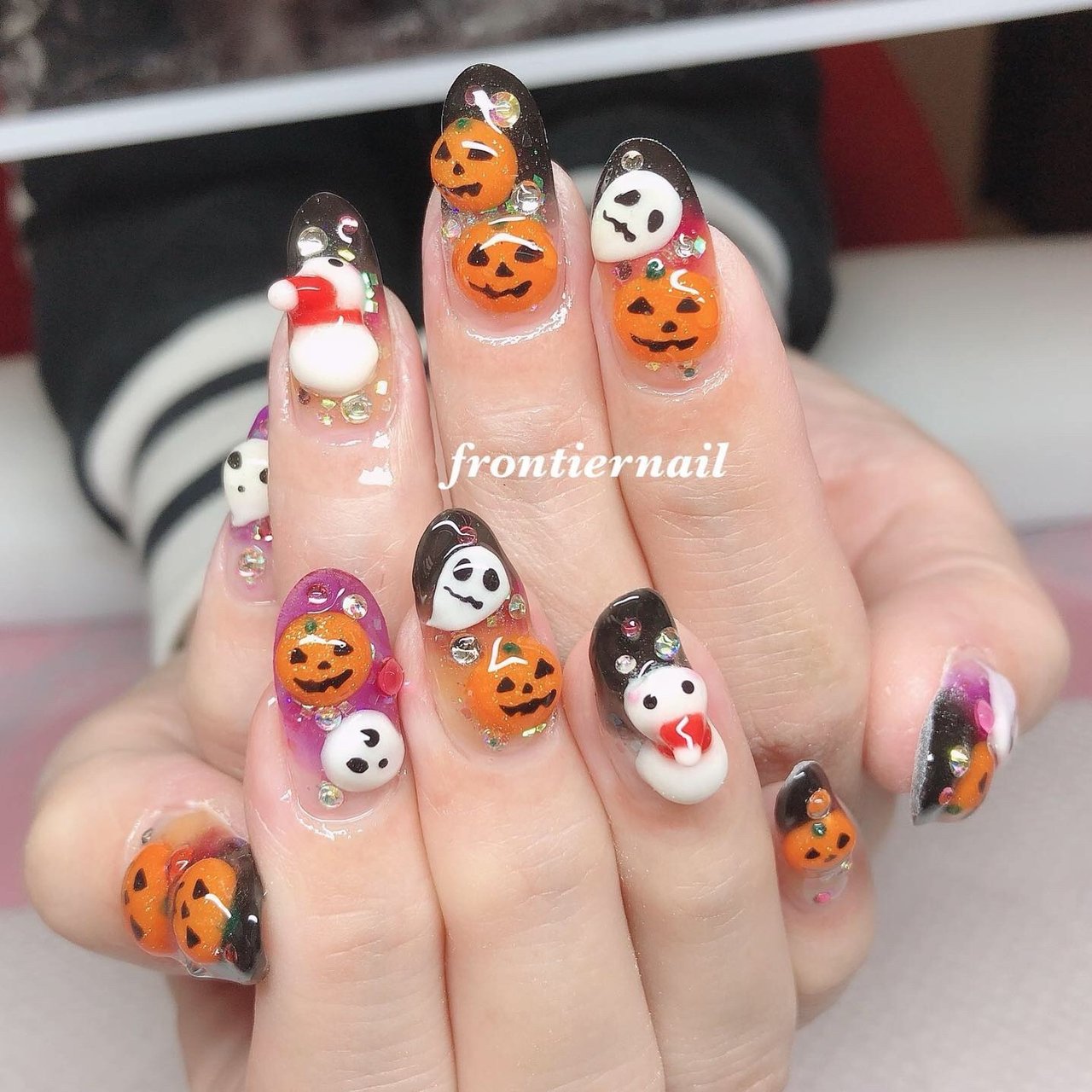 プロのネイルサロンや家庭でのdiyネイルアートのための素晴らしいです 誕生日 クリスマス 感謝祭とハロウィーンのマニキュアを愛するガールフレンドの娘と