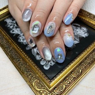 お持ち込みパーツのネイルデザイン ネイルブック