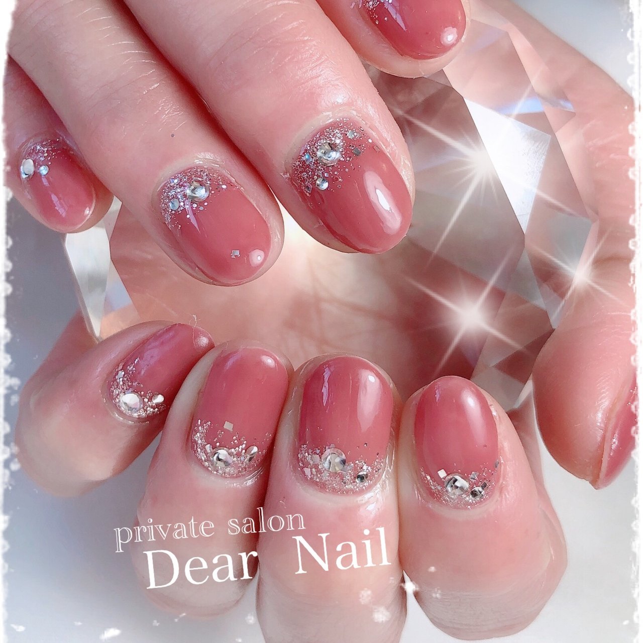 秋 冬 ハンド ラメ ワンカラー Dearnail39のネイルデザイン No ネイルブック