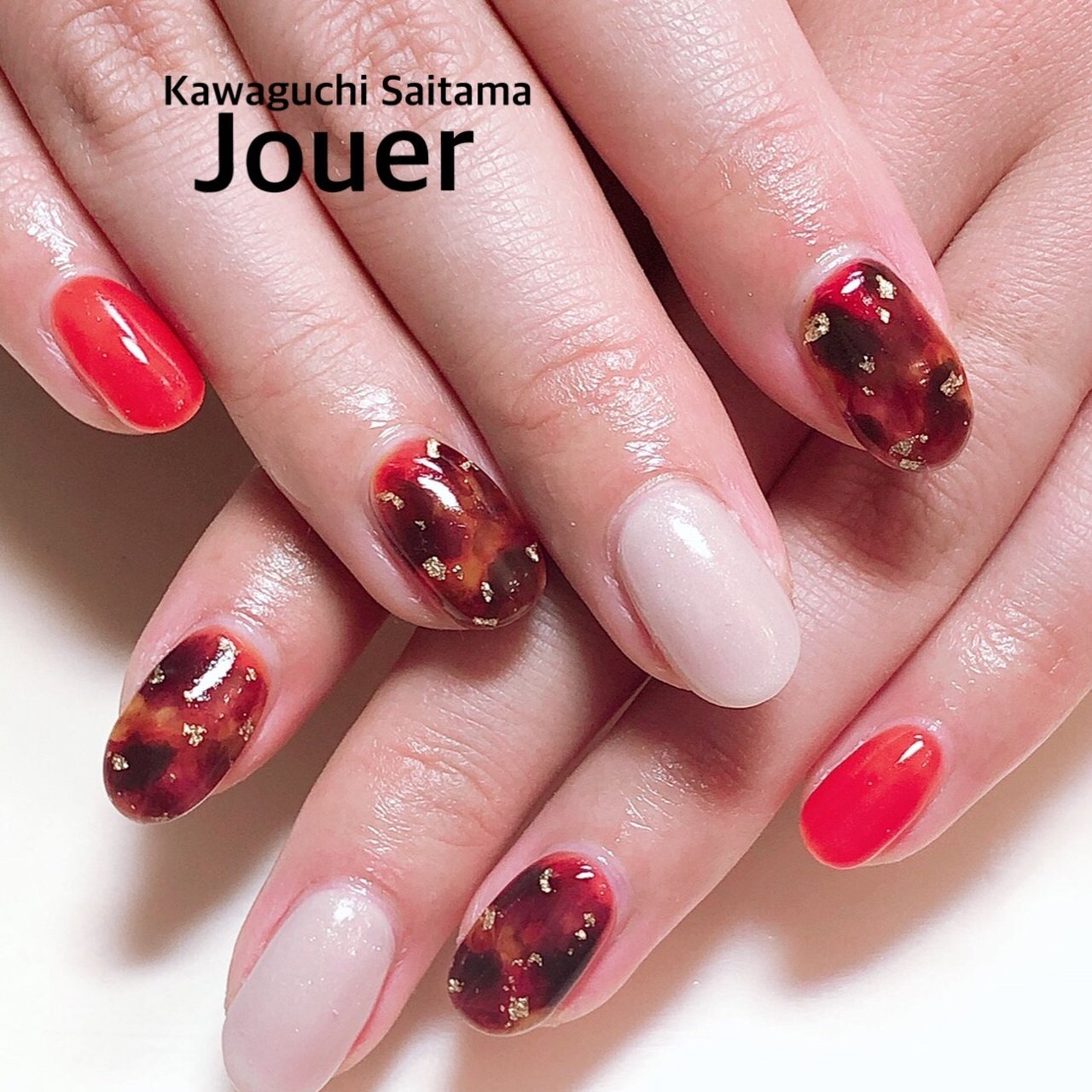 秋 冬 オフィス ブライダル 大理石 Nail Jouer ジュエ のネイルデザイン No ネイルブック