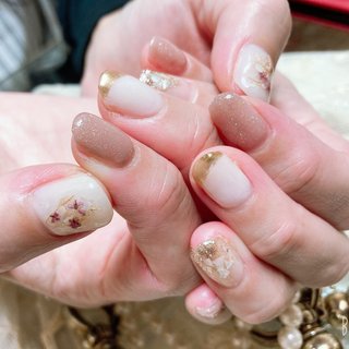 ミラーパウダーでラインのネイルデザイン ネイルブック