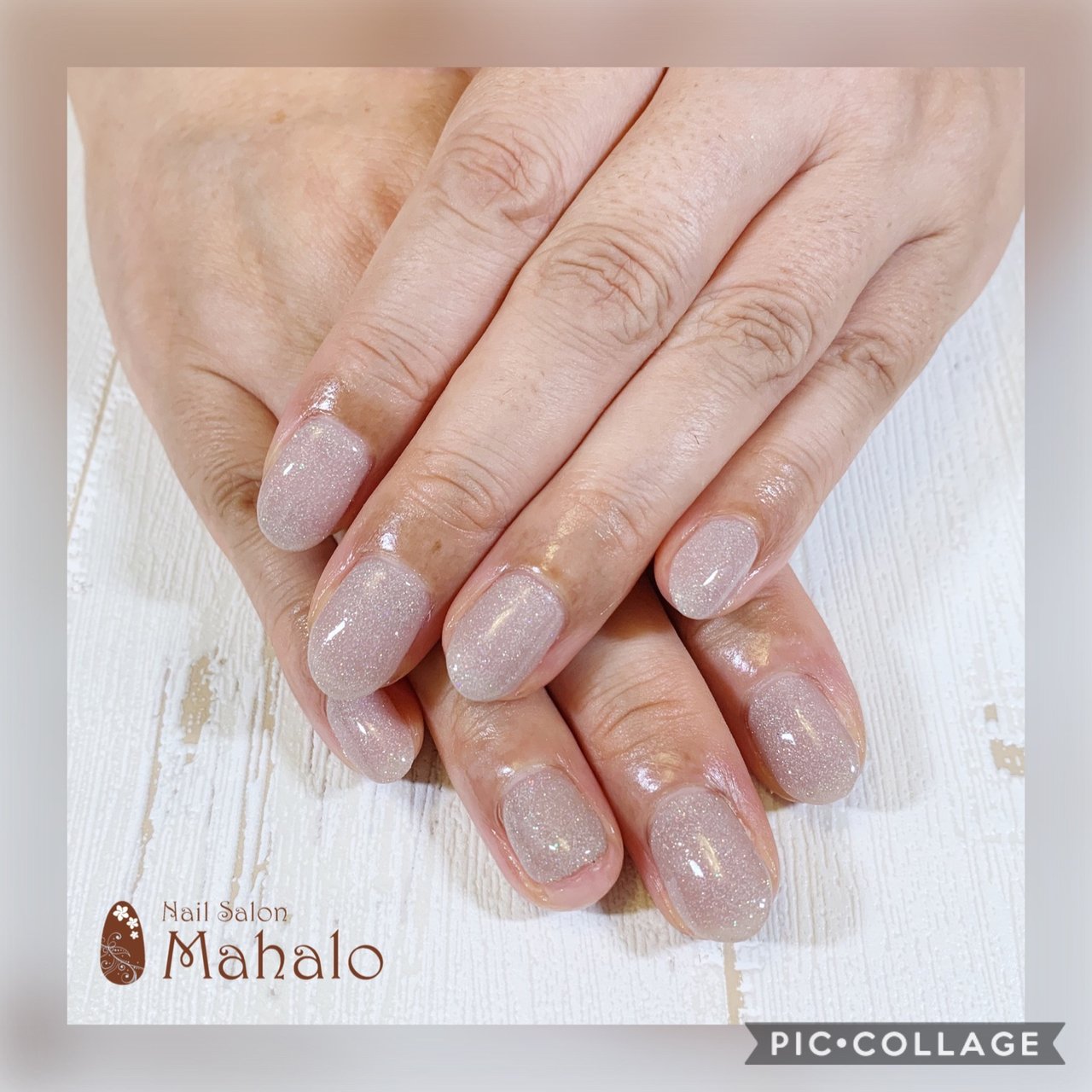 秋 冬 オフィス シンプル ラメ Nail Salon Mahaloのネイルデザイン No ネイルブック