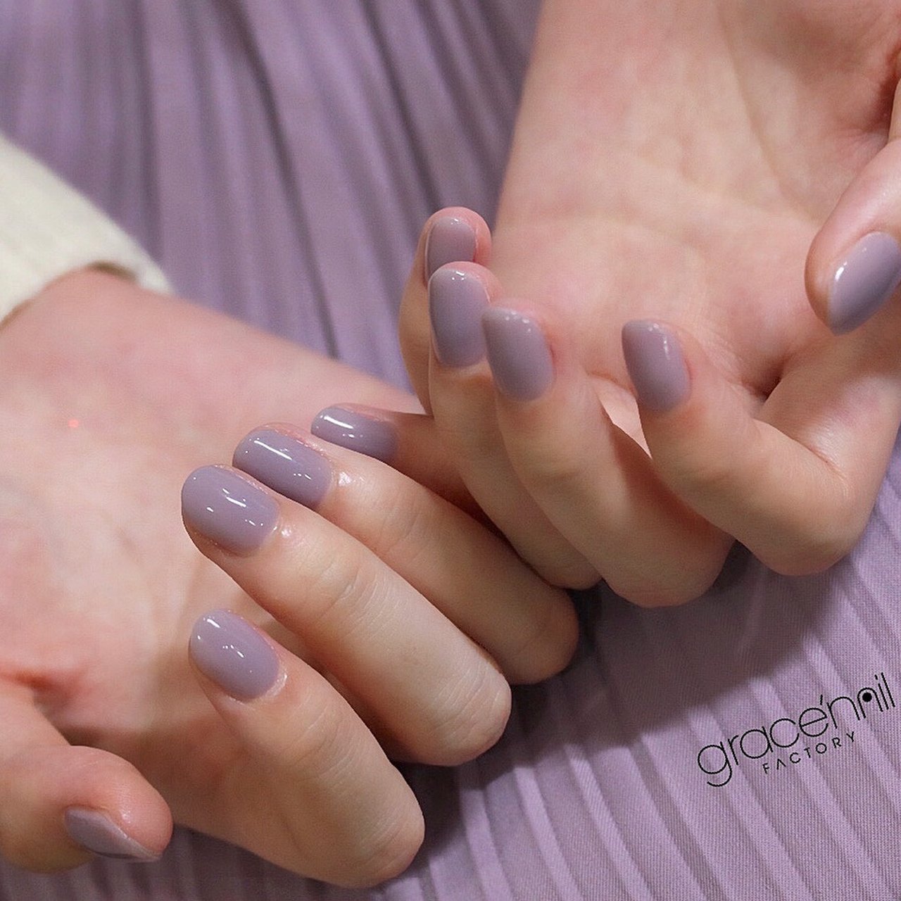 秋 冬 オールシーズン ハンド シンプル Grace Nail Factoryのネイルデザイン No ネイルブック