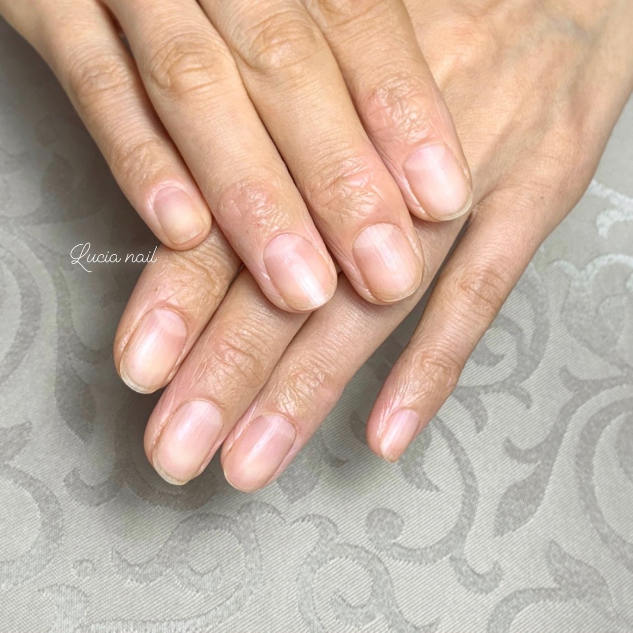 オールシーズン オフィス ハンド ショート お客様 Lucia Nailのネイルデザイン No ネイルブック