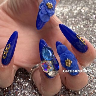 人気順 青ネイルデザインのネイルデザイン ネイルブック