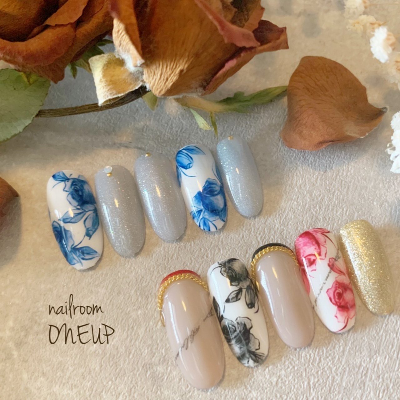 オールシーズン ブライダル パーティー デート ハンド Nail Room One Upのネイルデザイン No ネイルブック