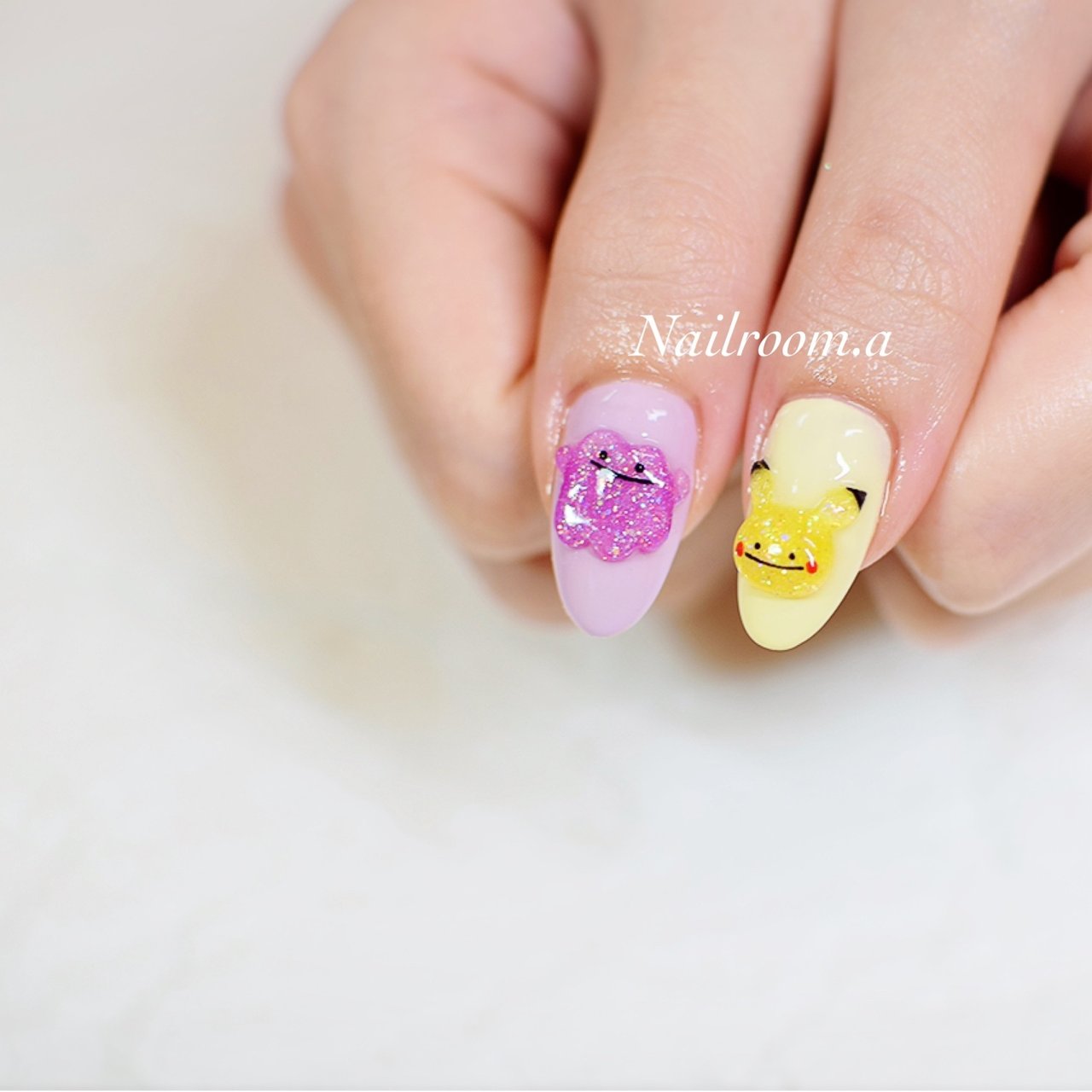 オールシーズン ハンド シンプル キャラクター 3d Nailroom Aのネイルデザイン No ネイルブック