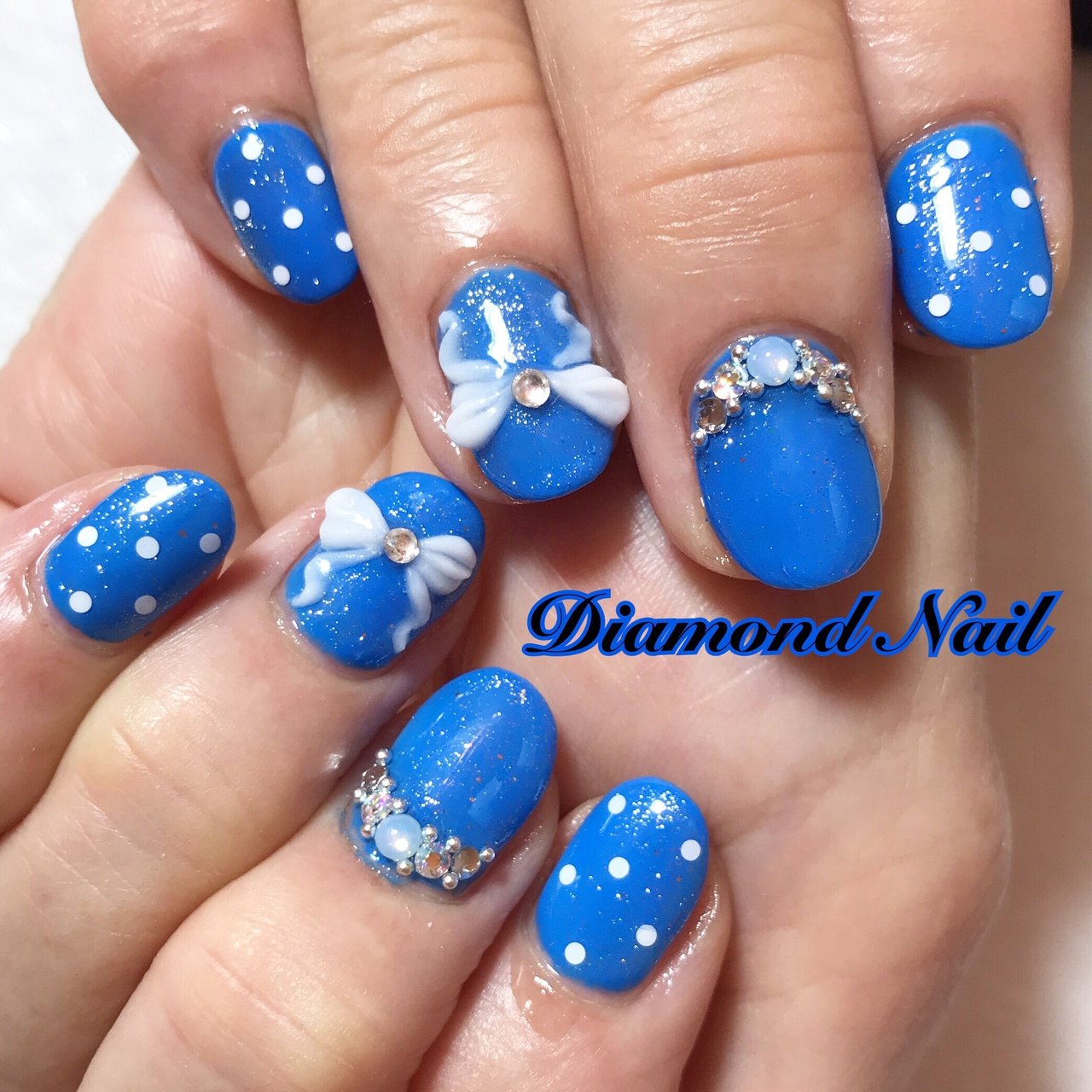 diamond トップ nail マニキュア