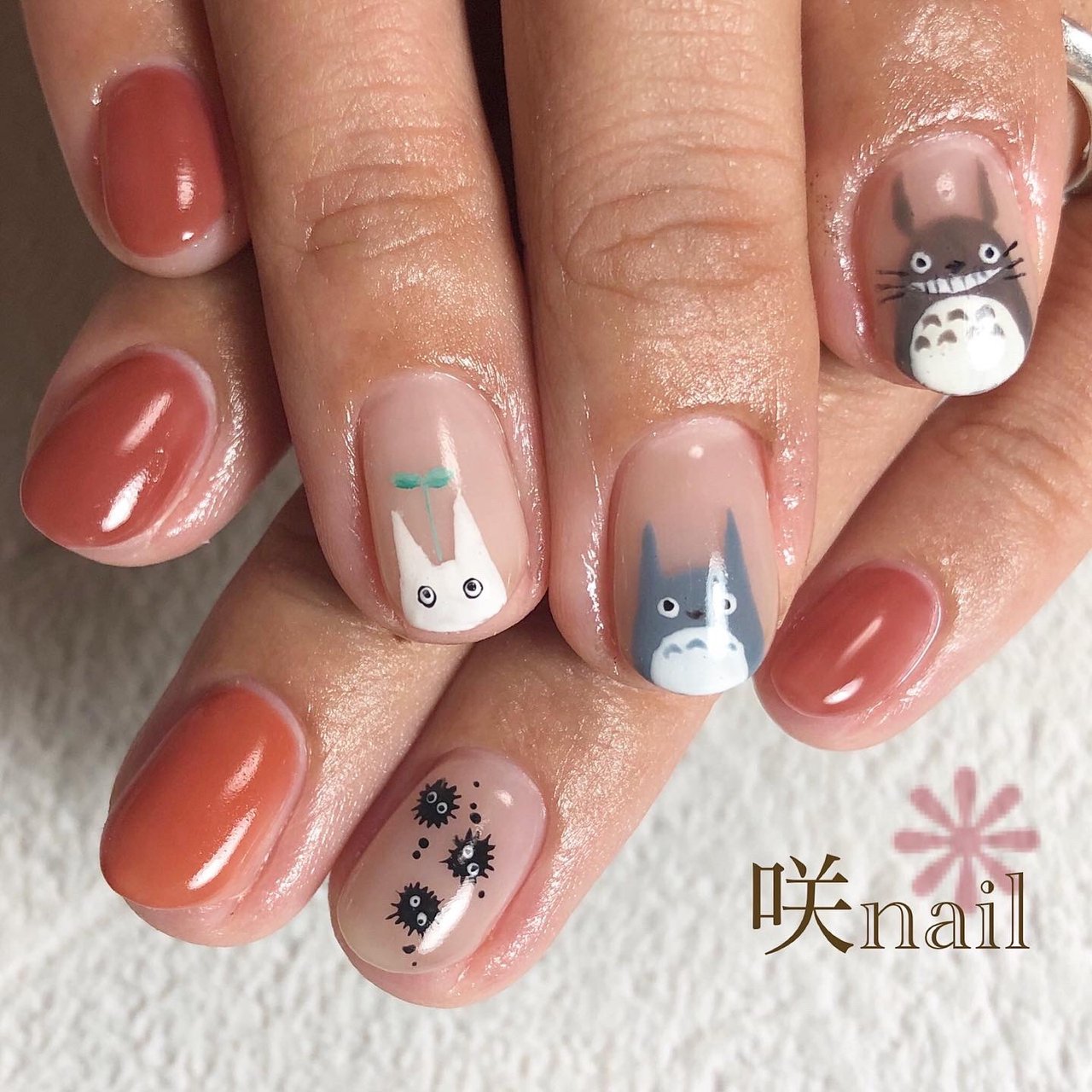 秋 オフィス デート 女子会 ハンド 咲nail サキネイル のネイルデザイン No ネイルブック