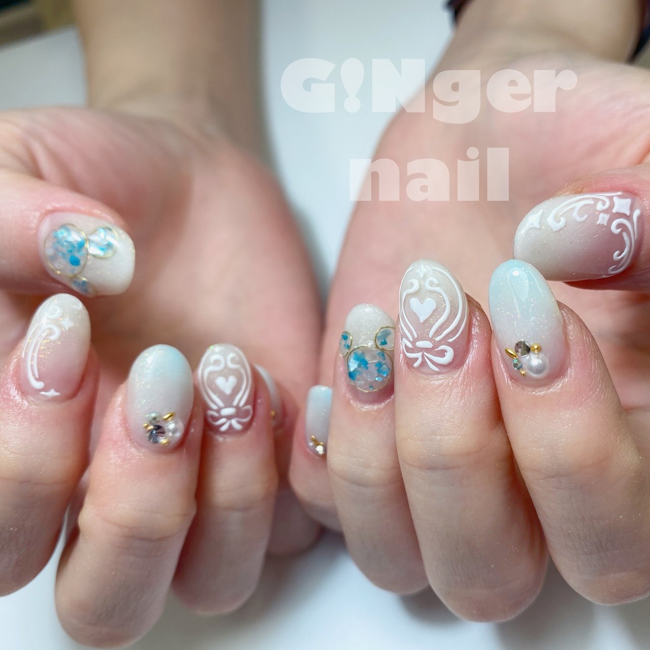 クリスマス ブライダル パーティー 女子会 ハンド Ginger Nail 代々木 ジンジャーネイルのネイルデザイン No ネイルブック