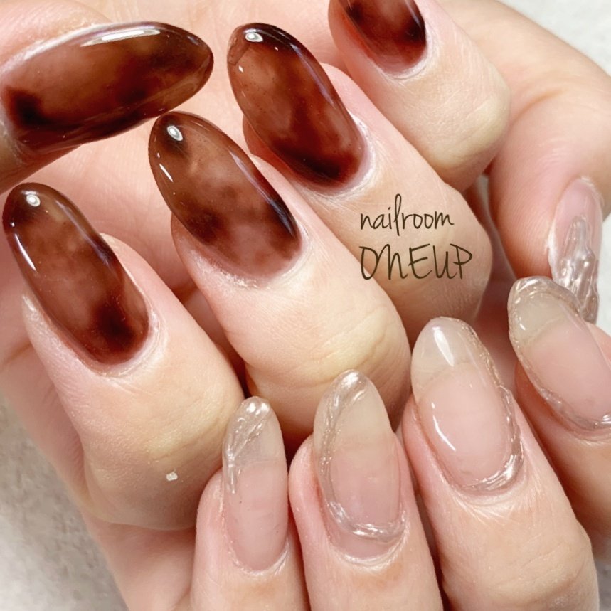 秋 冬 女子会 ハンド シンプル Nail Room One Upのネイルデザイン No ネイルブック