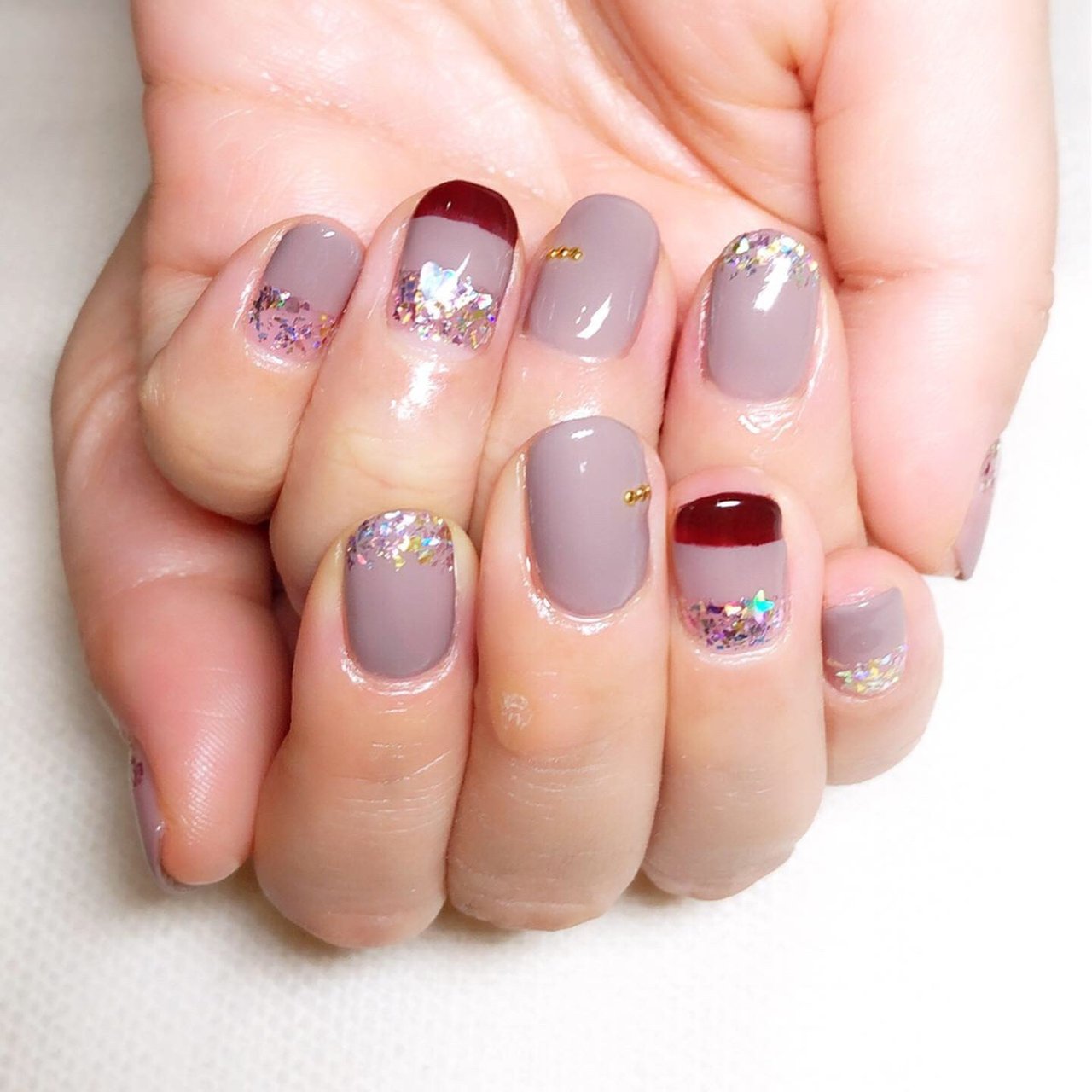 秋 冬 オフィス 女子会 ハンド Hair Nailgardenのネイルデザイン No ネイルブック