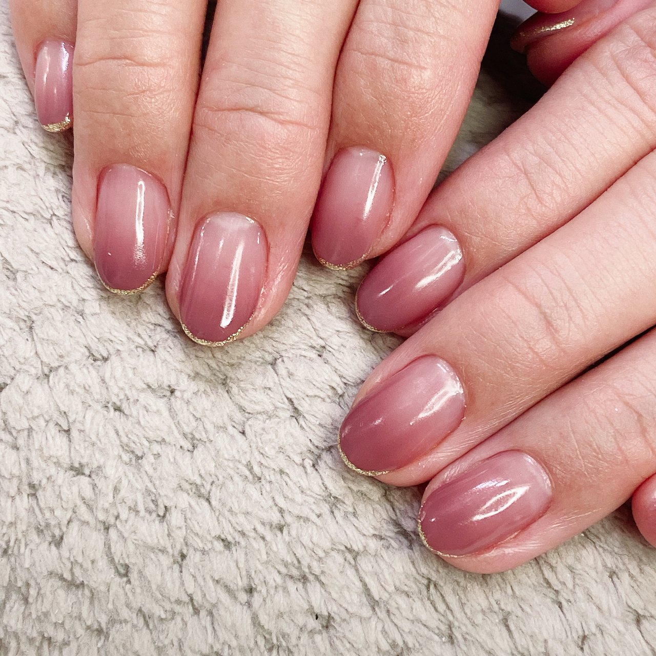 ハンド ボルドー ブラウン ジェルネイル エツコのネイルデザイン No ネイルブック