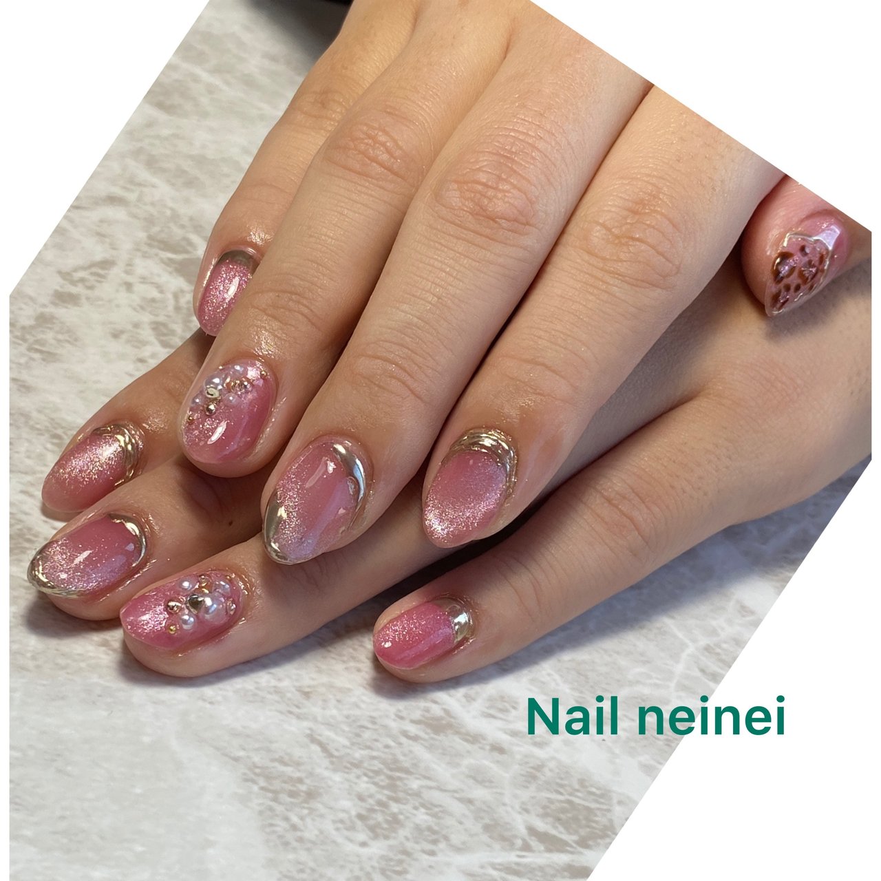 オールシーズン 成人式 バレンタイン デート ハンド Nail Neineiのネイルデザイン No ネイルブック