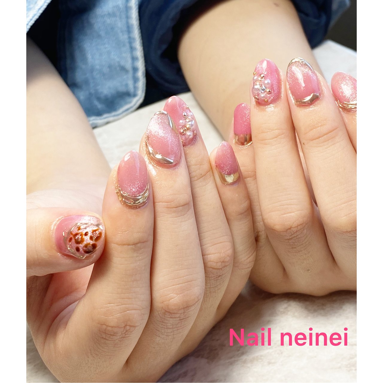 オールシーズン 成人式 バレンタイン デート ハンド Nail Neineiのネイルデザイン No ネイルブック