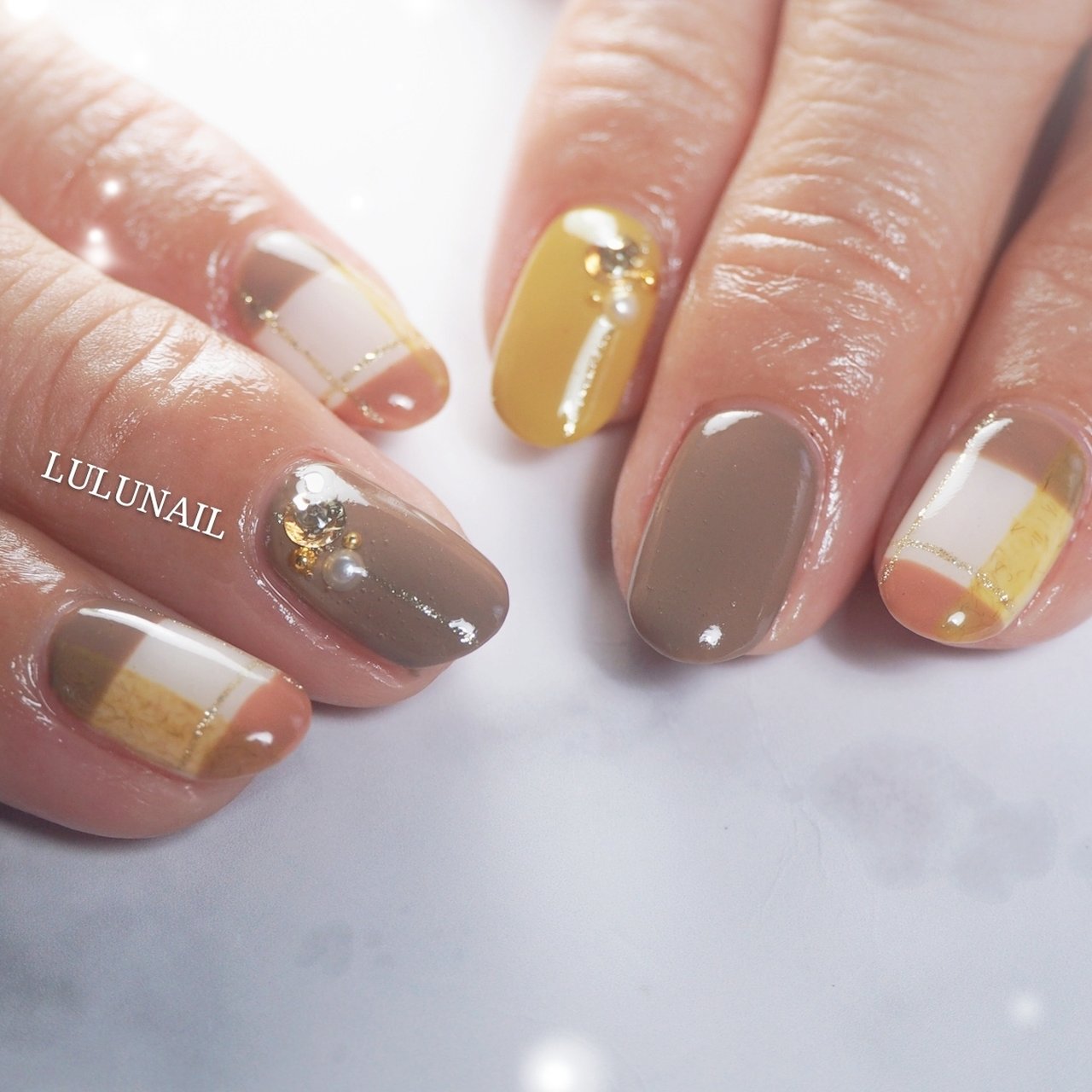 秋 冬 オールシーズン クリスマス ハンド 福岡県春日市駅チカlulunail ルルネイル Natsumiのネイルデザイン No ネイルブック