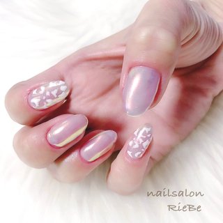 おすすめ順 冬 オーロラ 白のネイルデザイン ネイルブック