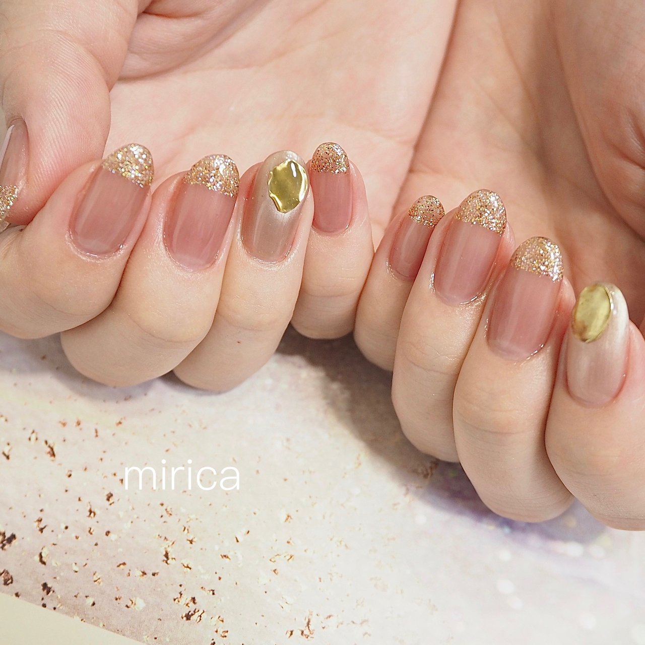 秋 冬 オールシーズン ハンド シンプル 𝐦𝐢𝐫𝐢𝐜𝐚 𝐧𝐚𝐢𝐥 のネイルデザイン No ネイルブック