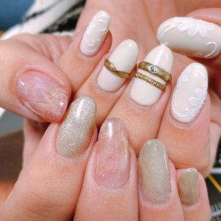 アクセサリー風のネイルデザイン ネイルブック