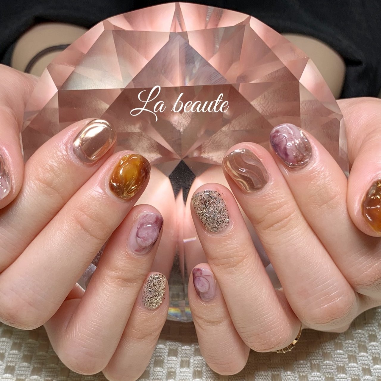 秋 冬 旅行 ハンド ニュアンス ｌa Beaute ラ ボーテ のネイルデザイン No ネイルブック