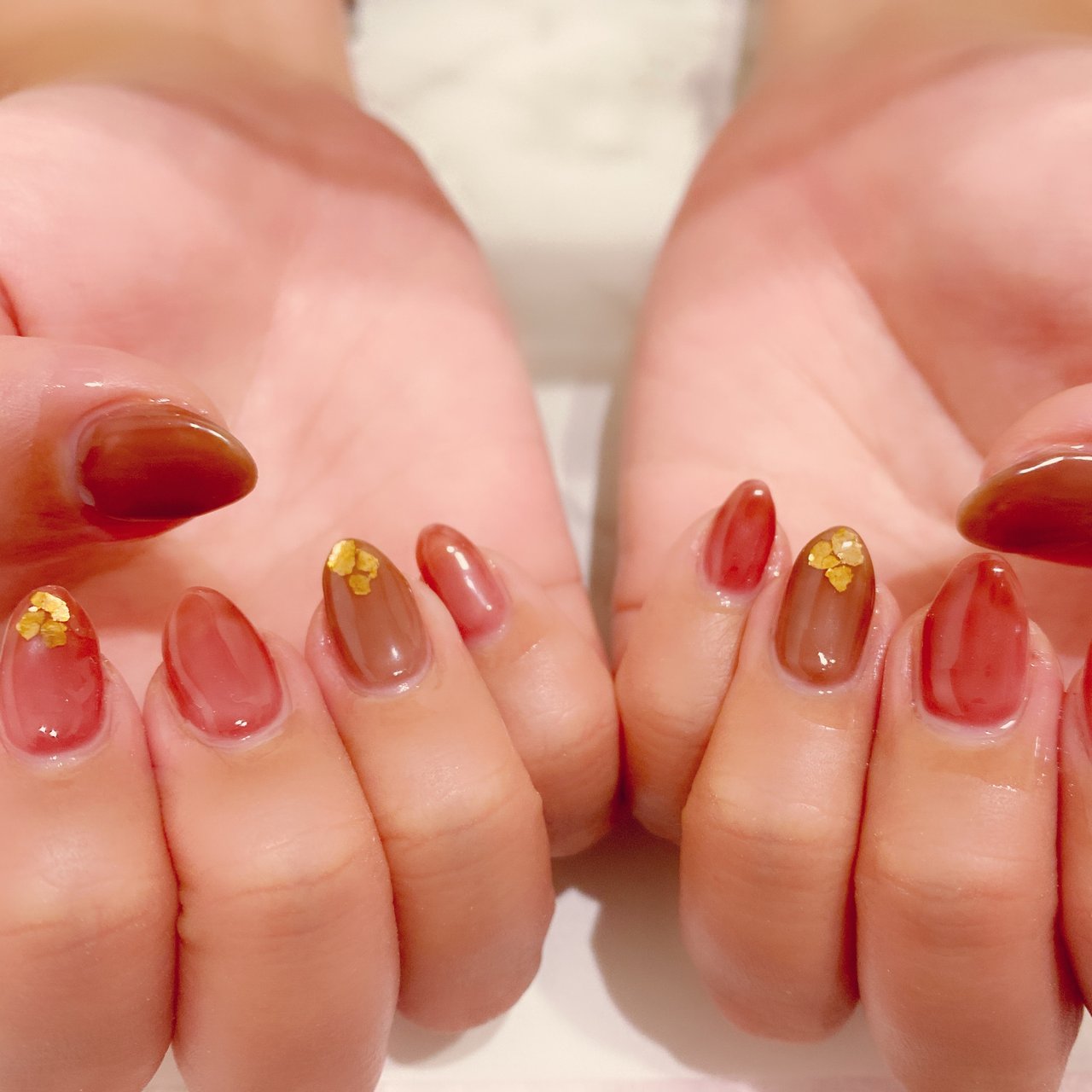 秋 冬 オールシーズン 女子会 ハンド Leciel Nail 豊田市ネイルサロン のネイルデザイン No ネイルブック