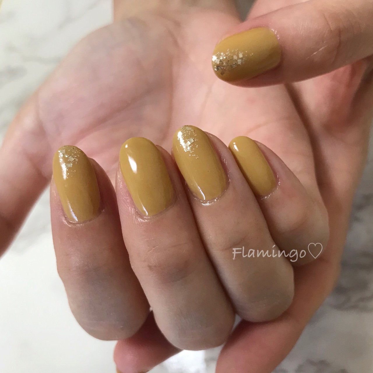 秋 ハンド シンプル ホログラム ラメ Magichour317のネイルデザイン No ネイルブック