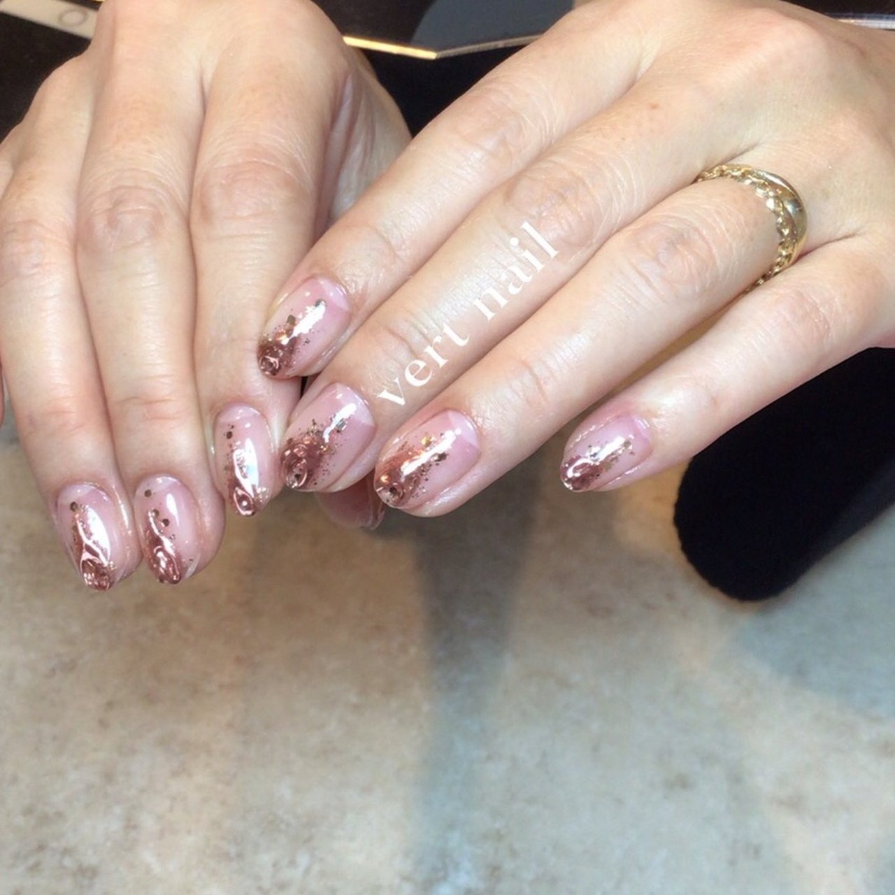 オールシーズン パーティー デート 女子会 ハンド Vert Nailのネイルデザイン No ネイルブック