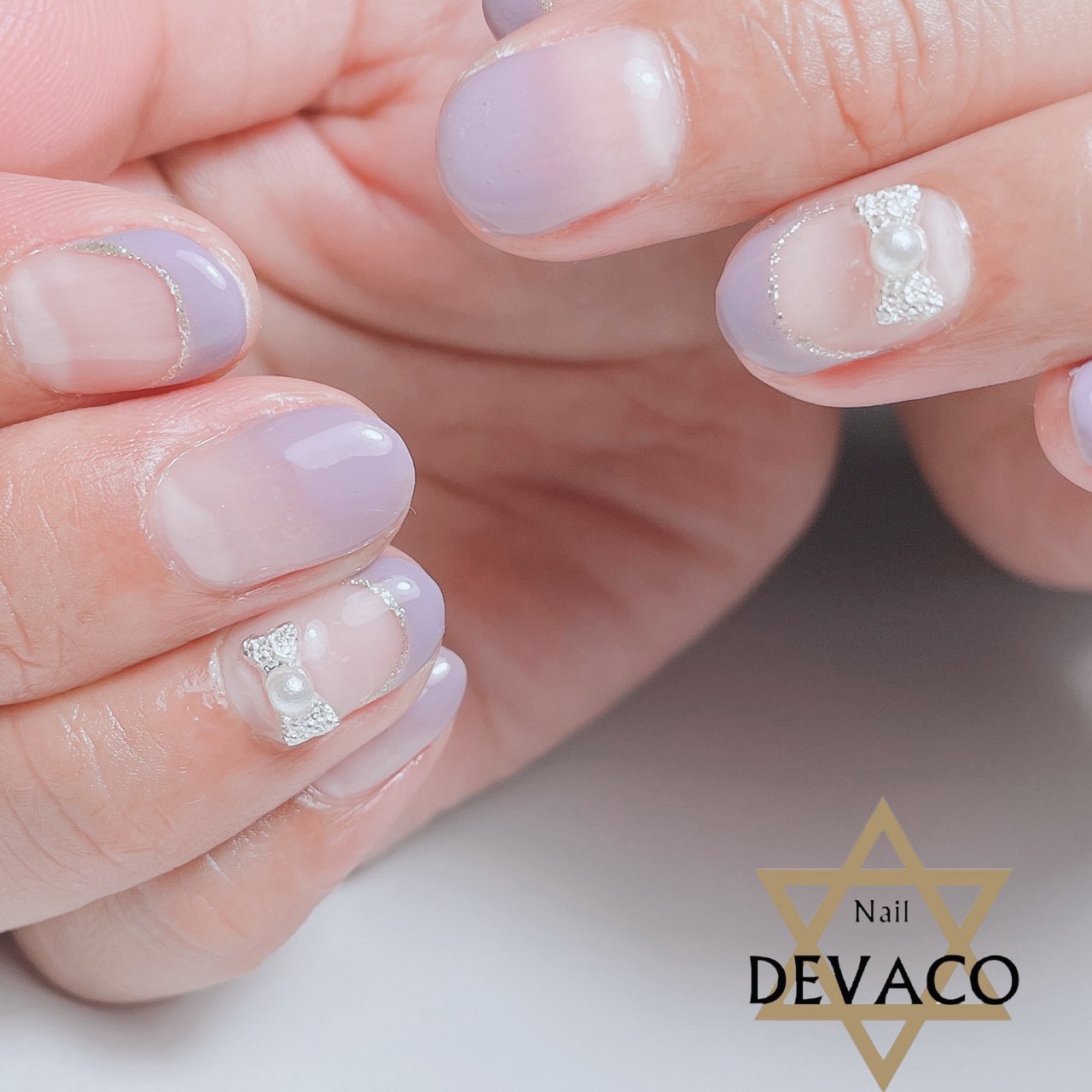 オールシーズン ハンド シンプル フレンチ グラデーション 999naildevacoのネイルデザイン No ネイルブック