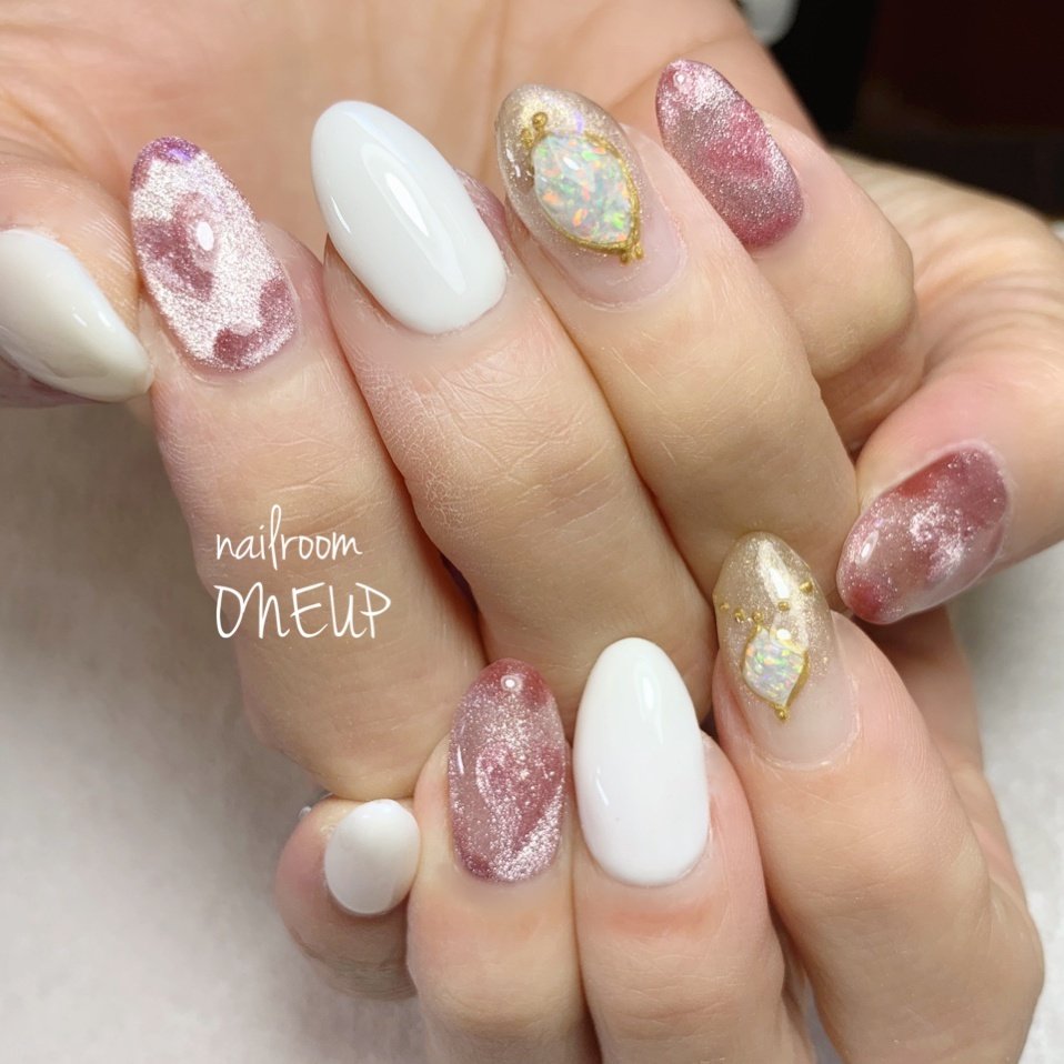 オールシーズン バレンタイン パーティー デート ハンド Nail Room One Upのネイルデザイン No ネイルブック