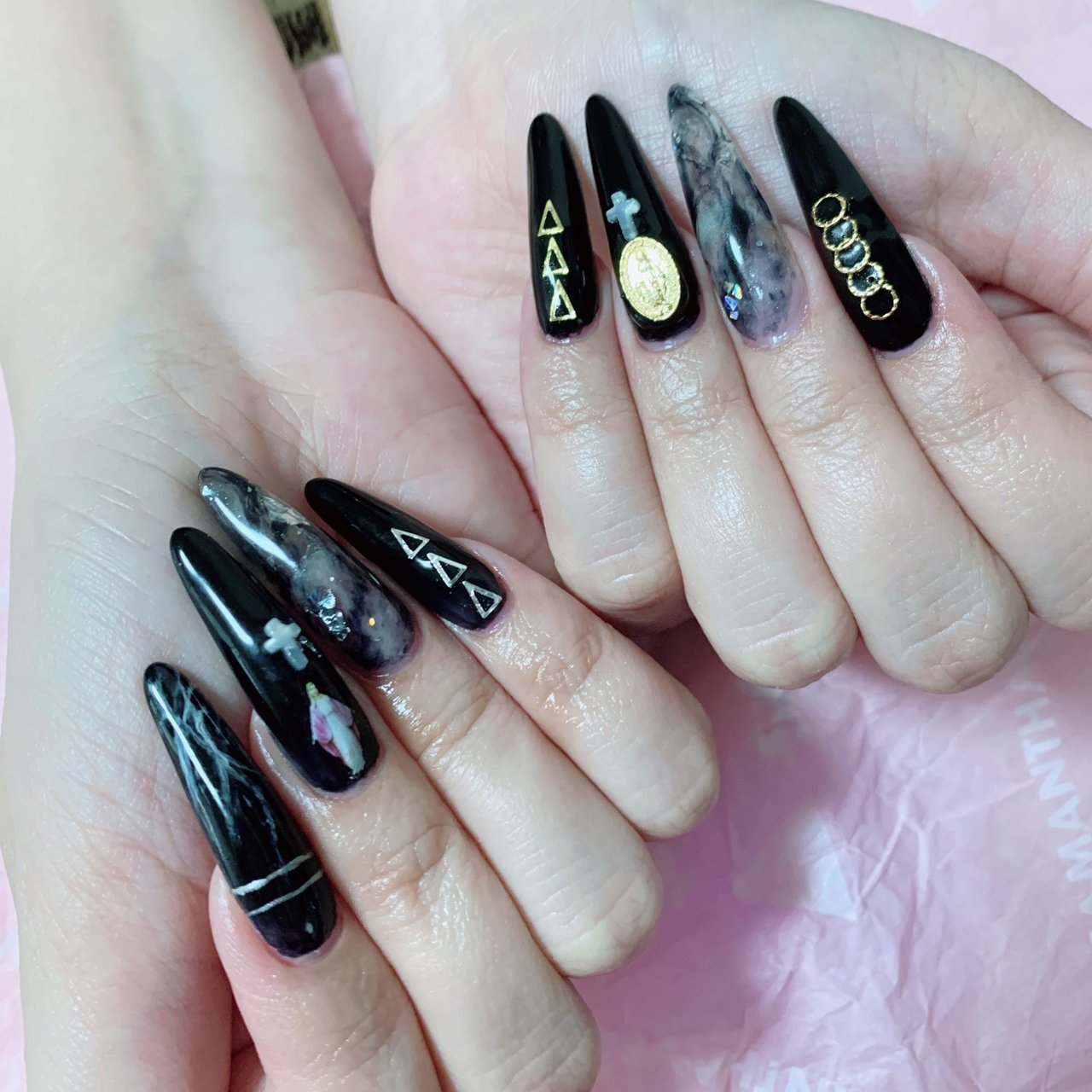 冬 オールシーズン ハンド ワンカラー チェーン Nail Salon Serendipity のネイルデザイン No ネイル ブック