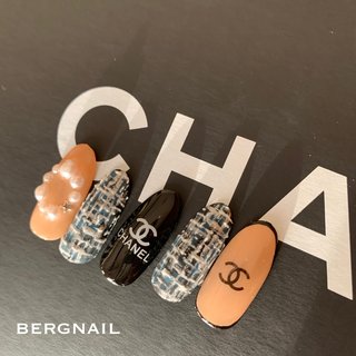 シャネルツイードのネイルデザイン ネイルブック