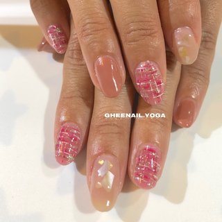 おすすめ順 ツイード 天然素材のトリートメントのネイルデザイン ネイルブック