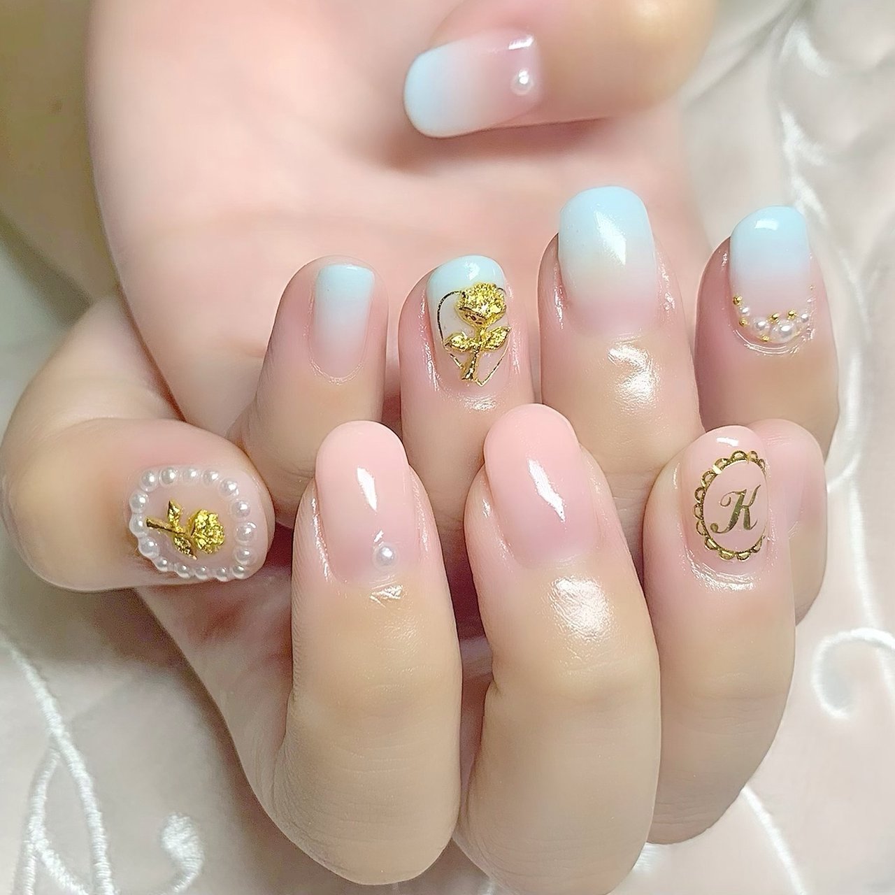 オールシーズン パーティー デート 女子会 バービーフェイスのネイルデザイン No ネイルブック