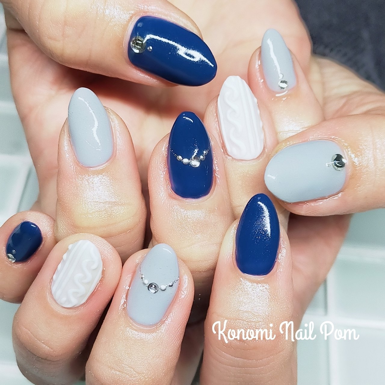 冬 オフィス デート 女子会 ハンド Nail Salon Pomのネイルデザイン No ネイルブック