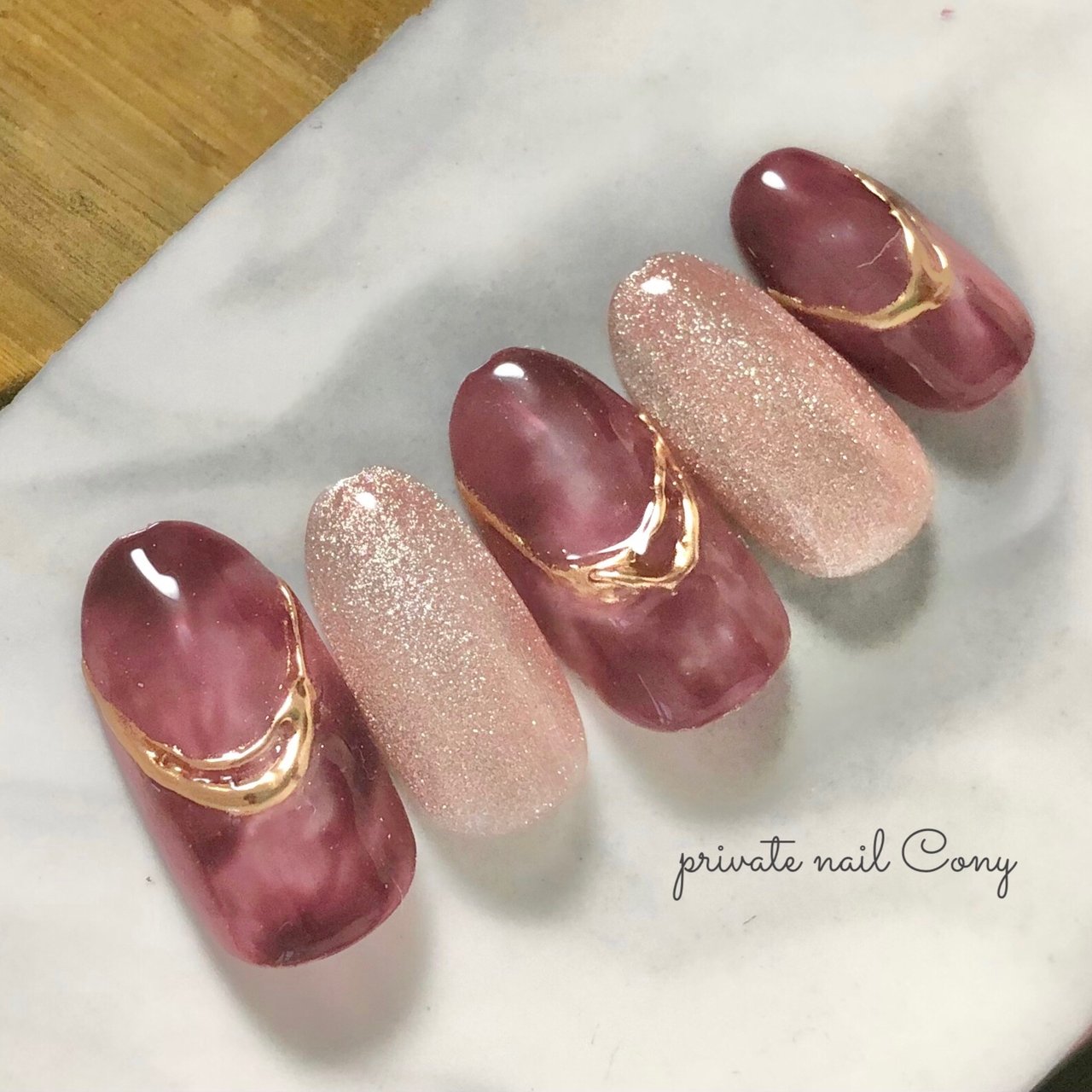 冬 パーティー デート 女子会 ハンド Privatenailcony 八戸ノ里ネイルのネイルデザイン No ネイルブック