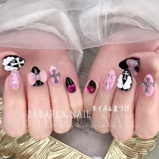 フェザー リボンのネイルデザイン ネイルブック