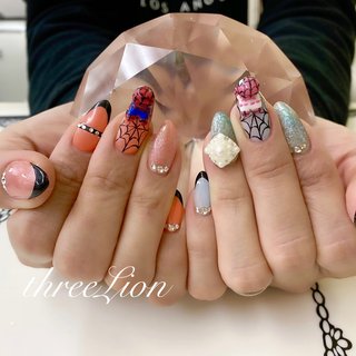 スパイダーマンのネイルデザイン ネイルブック