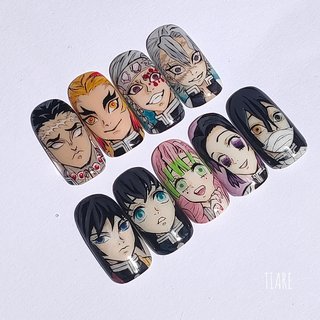 人気順 時透無一郎のネイルデザイン ネイルブック