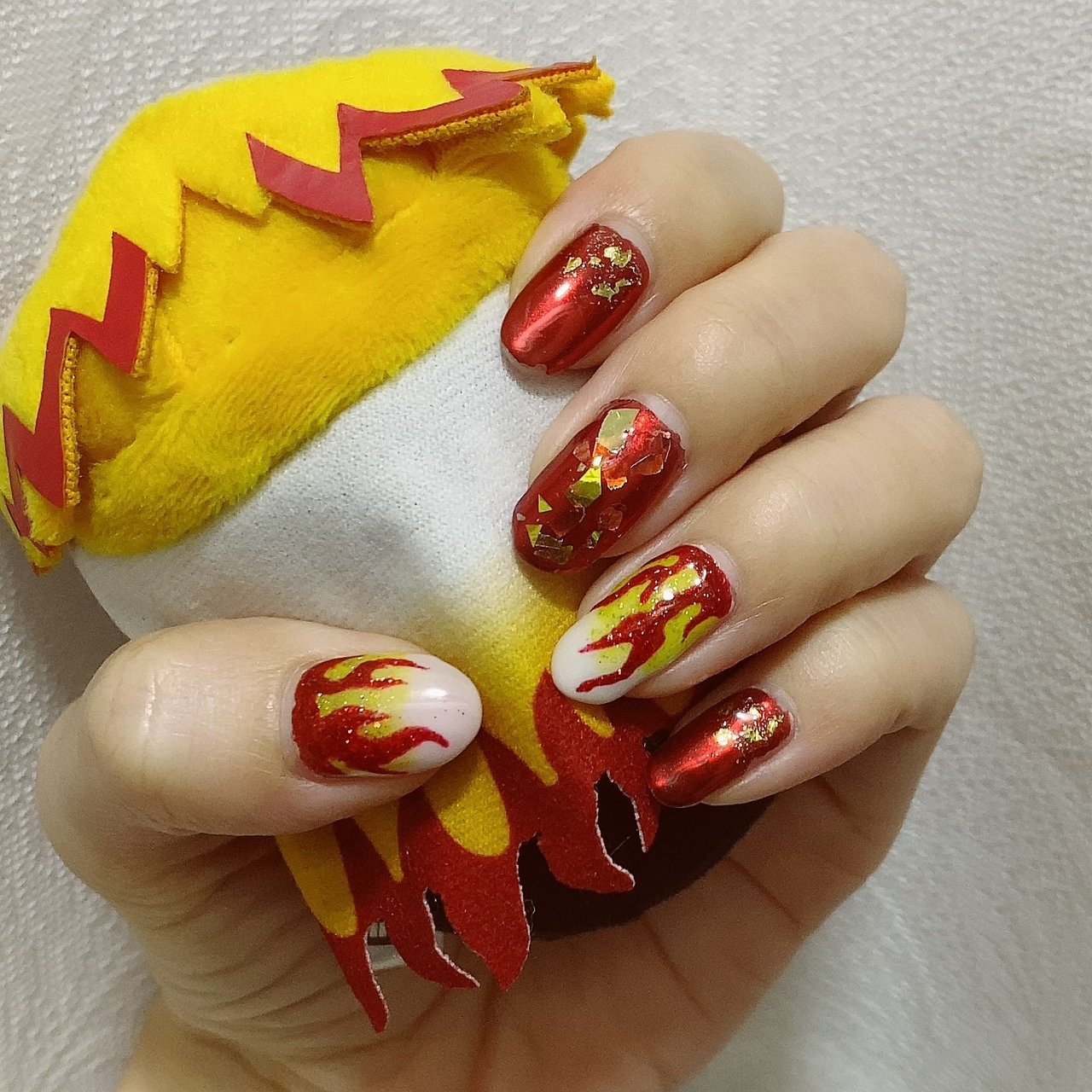 秋 ライブ ハンド 痛ネイル ホイル あいのネイルデザイン No ネイルブック