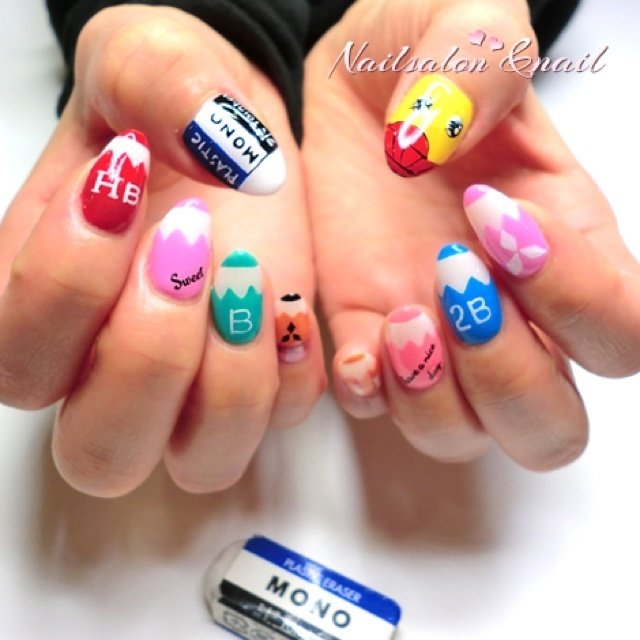 パーティー ハンド ミディアム ブルー ジェル 福岡アンドネイルのネイルデザイン No 929407 ネイルブック