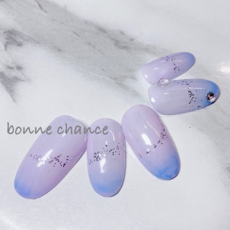 春 冬 パーティー 女子会 グラデーション Nail Salon Bonne Chanceのネイルデザイン No ネイルブック