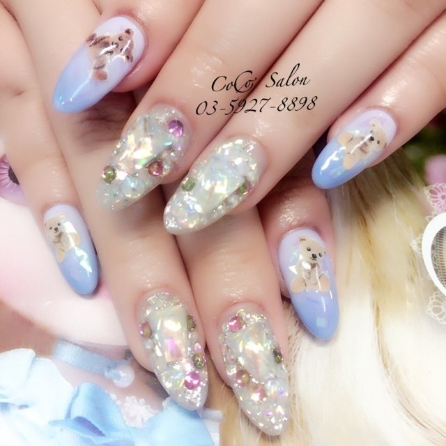 春 夏 オフィス デート ハンド Nonちゃん Coco Salonのネイルデザイン No ネイルブック