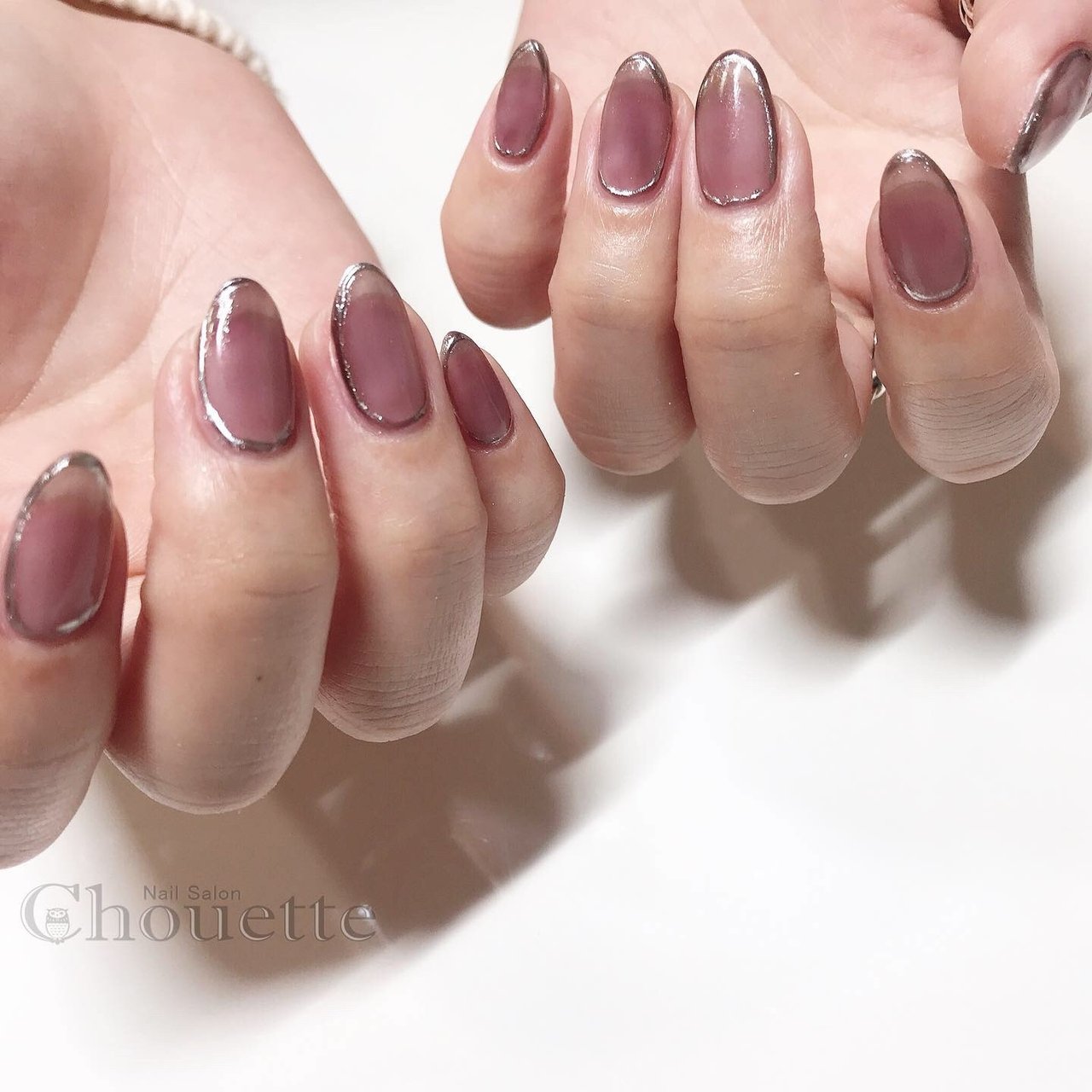 秋 冬 オールシーズン オフィス ハンド Yuko Nail Chouetteのネイルデザイン No ネイルブック