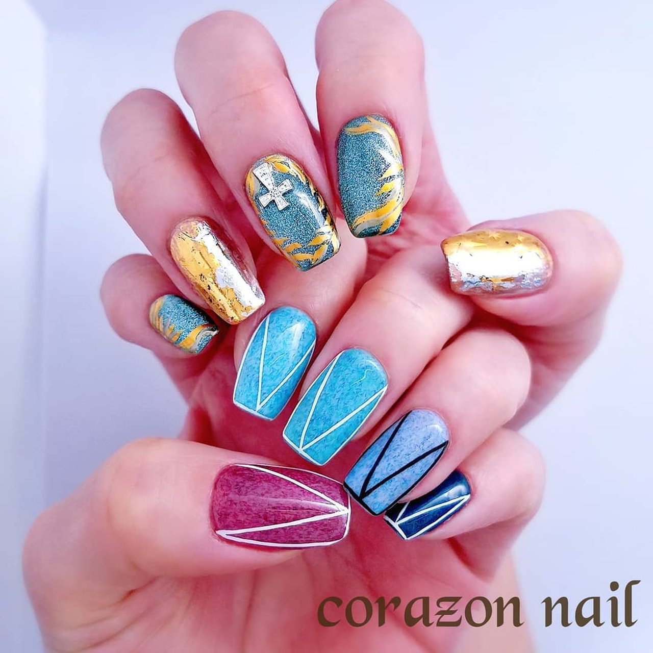 秋 冬 クリスマス 女子会 ハンド 武蔵浦和 Corazon Nailのネイルデザイン No ネイルブック