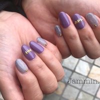 新しいコレクション パープル グレー ネイル パープル グレー ネイル