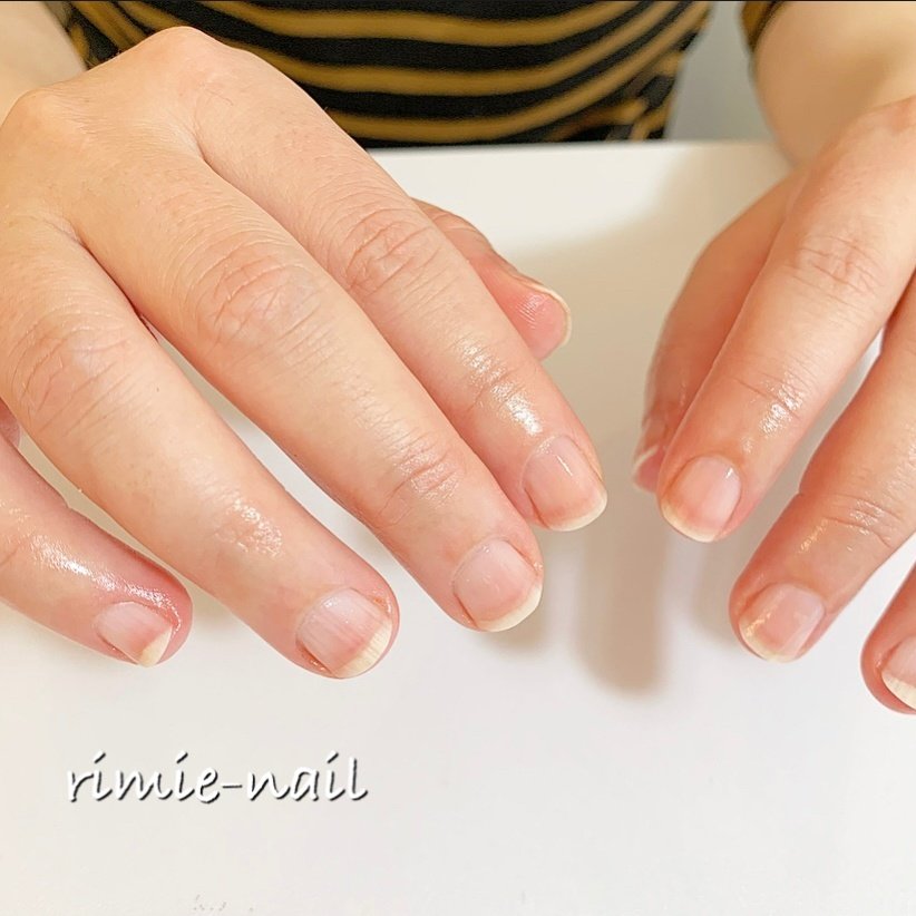 ハンド ショート マニキュア お客様 Rimie Nailのネイルデザイン No ネイルブック