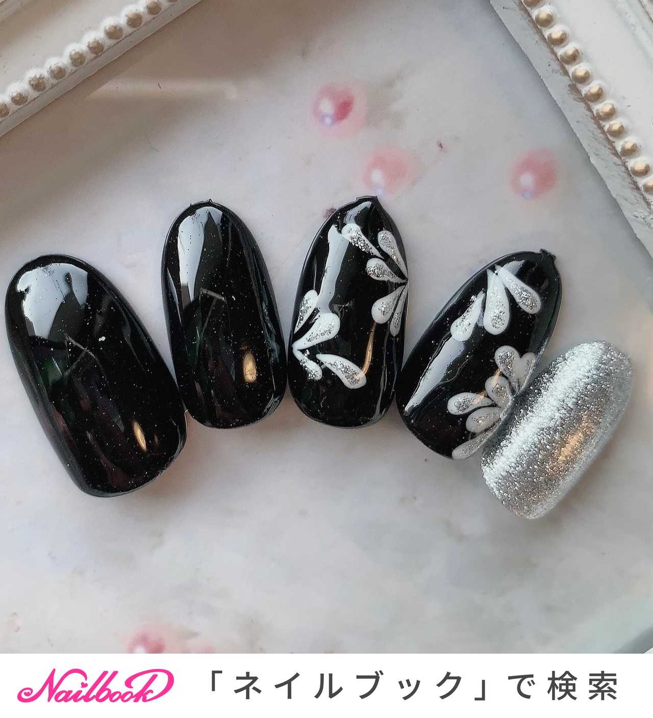 2025年】新着順｜ネイルチップ(サンプルチップ)/#大人黒ネイルのネイル